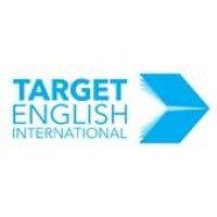 target english international logo image