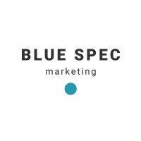 blue spec marketing logo image