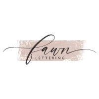 fawn lettering