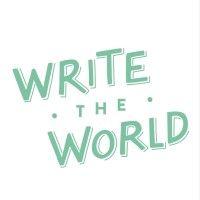 write the world logo image