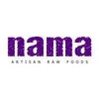 nama- artisan raw foods logo image