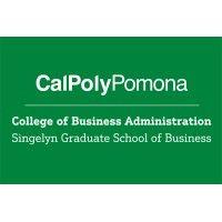 cal poly pomona college of business administration logo image