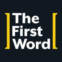 the first word logo image