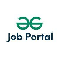 job portal by geeksforgeeks logo image