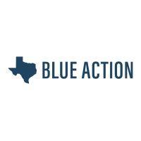 blue action logo image