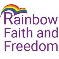 rainbow faith and freedom logo image