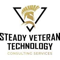 steady veteran technology & consulting services logo image