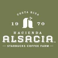 hacienda alsacia starbucks coffee farm logo image