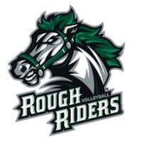 roughriders volleyball logo image