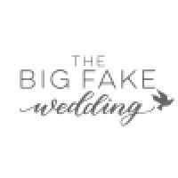 the big fake wedding logo image