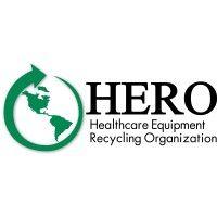 hero, healthcare equipment recycling organization logo image