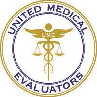 united medical evaluators llc logo image