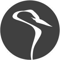 white crane design:build logo image