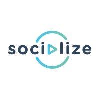 socialize video logo image