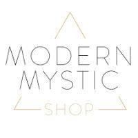 modern mystic shop logo image