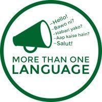 more than one language logo image