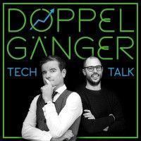 doppelgänger tech talk podcast logo image