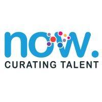 now. curating talent logo image