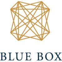 blue box recruitment logo image