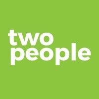 two people podcast logo image