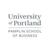 university of portland pamplin school of business logo image