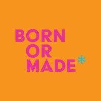 born or made logo image