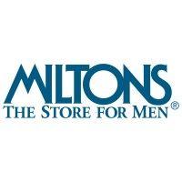 miltons the store for men logo image