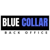 blue collar back office logo image