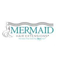 mermaid hair extensions logo image