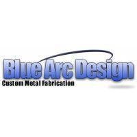 blue arc design logo image