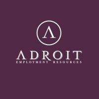 adroit employment resources logo image