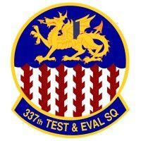 337th test & evaluation squadron (337tes) logo image