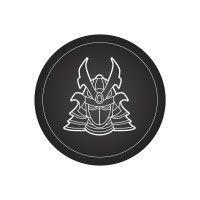 barbell samurai logo image