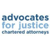 advocates for justice logo image