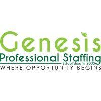 genesis professional staffing logo image