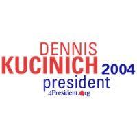 dennis kucinich for president 2004 logo image