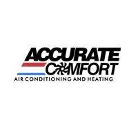 accurate comfort air conditioning and heating logo image