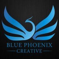 blue phoenix creative logo image