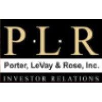 porter, levay & rose, inc. logo image