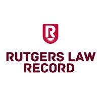 rutgers law record logo image