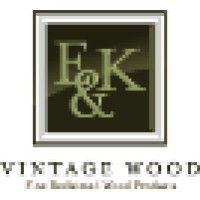 e & k vintage wood logo image