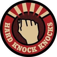 hard knock knocks comedy school logo image