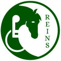 reins therapeutic horsemanship program logo image