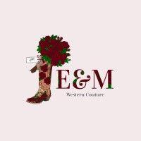 e&m western couture logo image