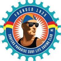 surfers paradise surf life saving club logo image