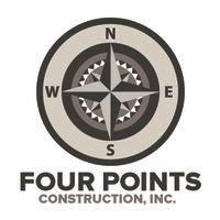 four points construction, inc. logo image