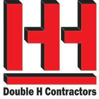 double h contractors logo image