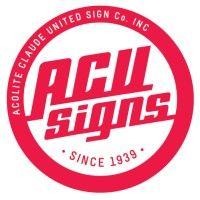 acu signs - acolite claude united sign co., inc. logo image