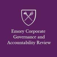 emory corporate governance and accountability review logo image