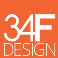 34f design inc. logo image